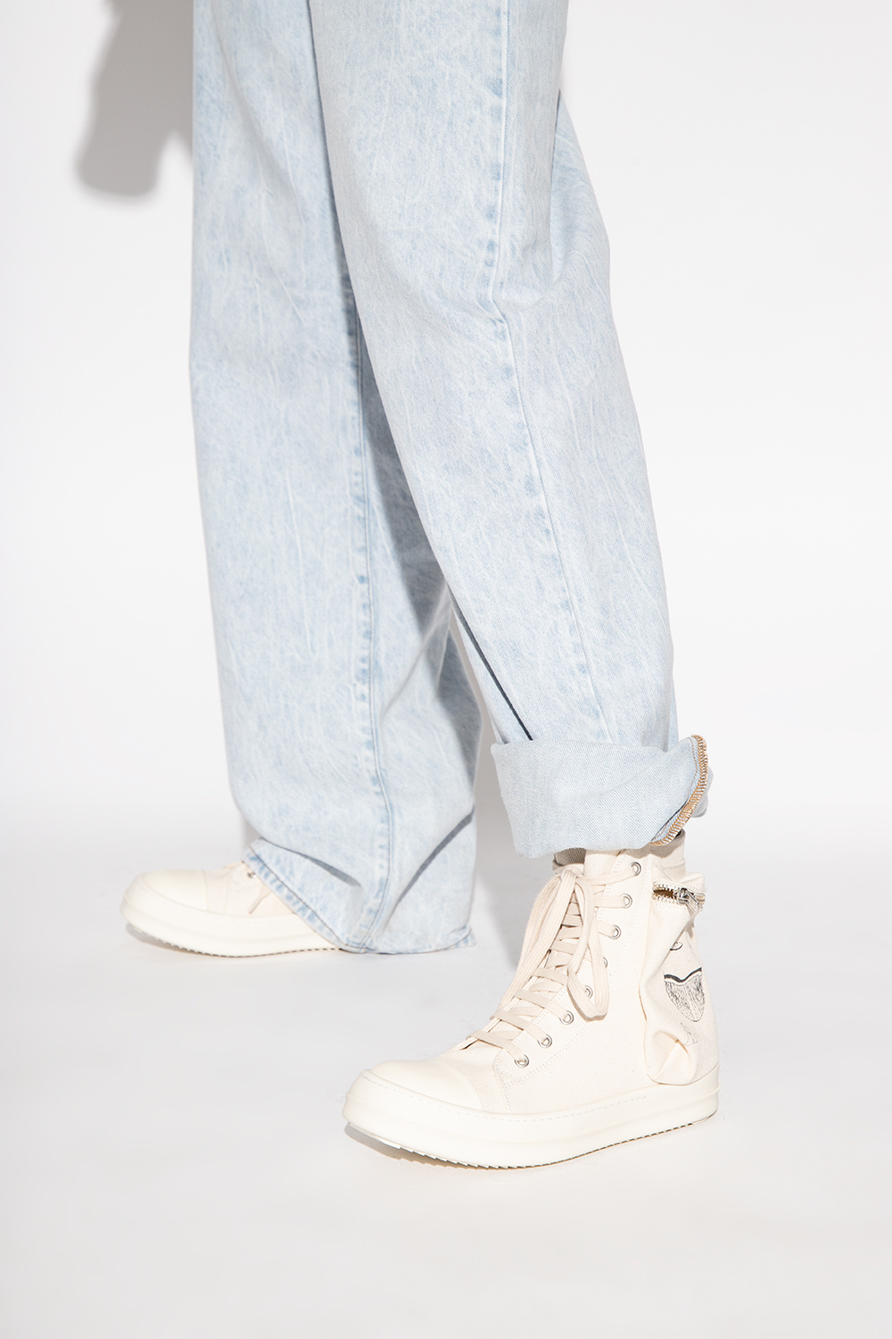 Cream 'Cargo Sneaks' sneakers Rick Owens DRKSHDW - Vitkac TW